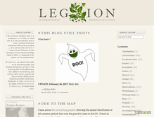 Tablet Screenshot of legion.matinic.us